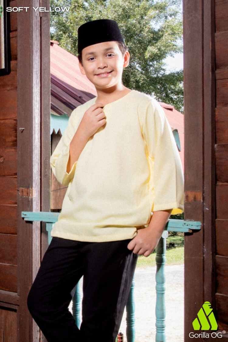 Soft Yellow 3 Suku Kids Soft Yellow for Boy - Image 1